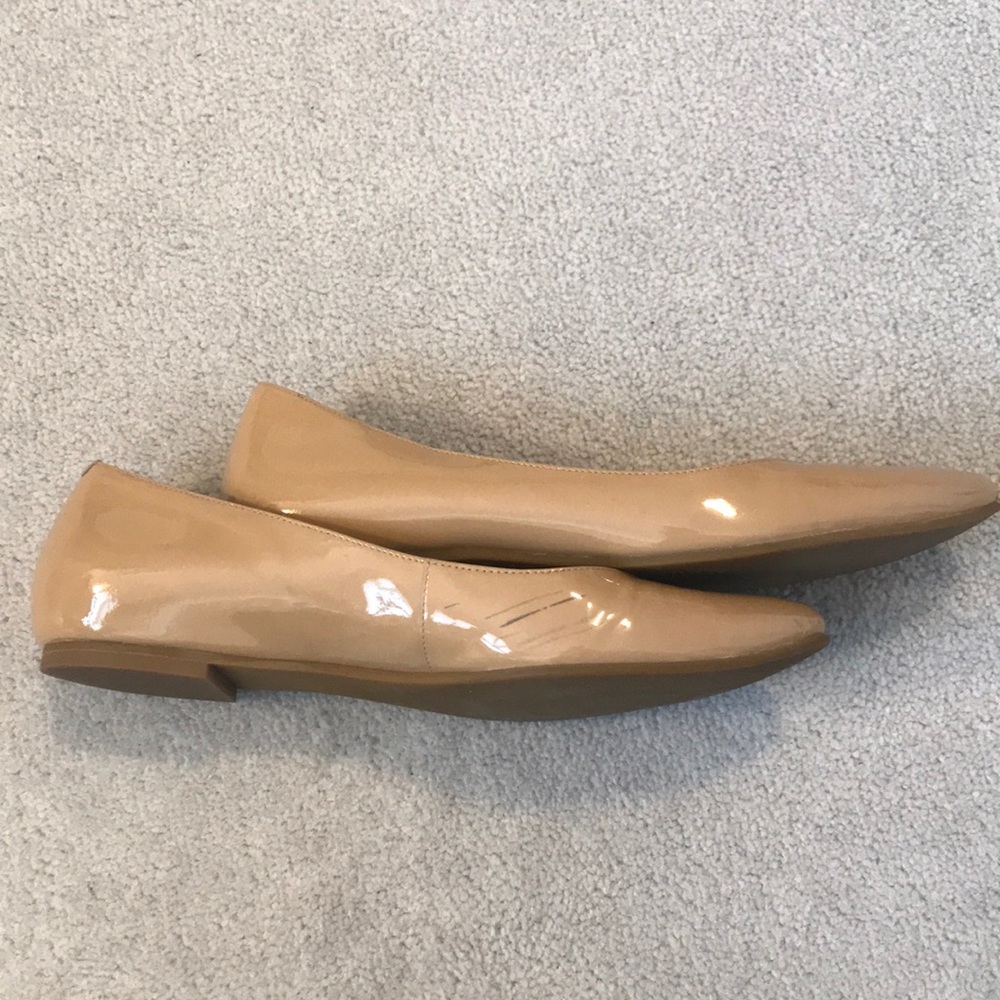 Cole Haan Nude Patent Leather Flats - Picture 3 of 6